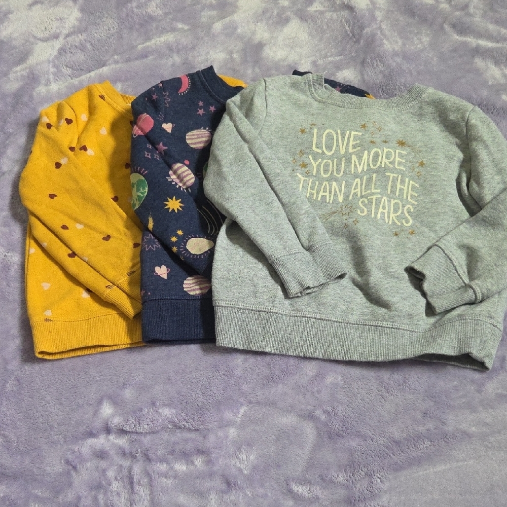 Cat & Jack Kids' Sweatshirts for Girls (3pc)